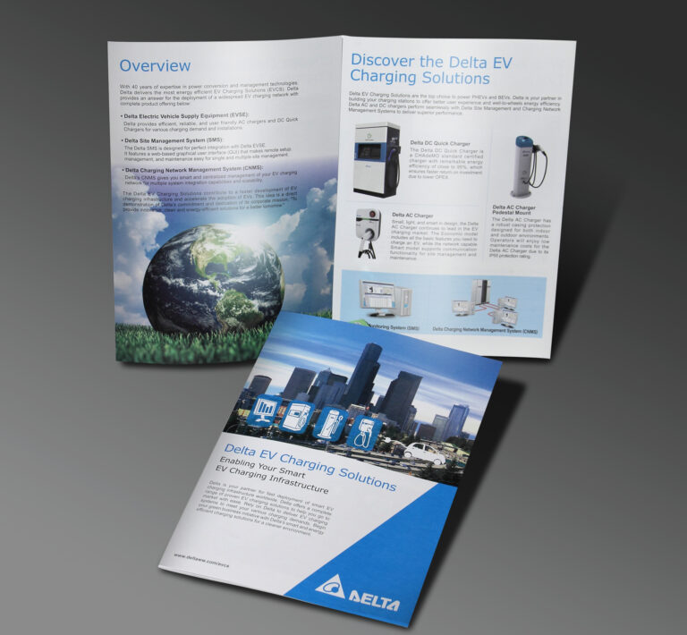 台達電-車充系統簡介 / 平面設計 /宣傳冊設計/ 型錄設計｜Delta Electronics, Inc. - EV Charging Solutions brochure design / graphic design / catalog design